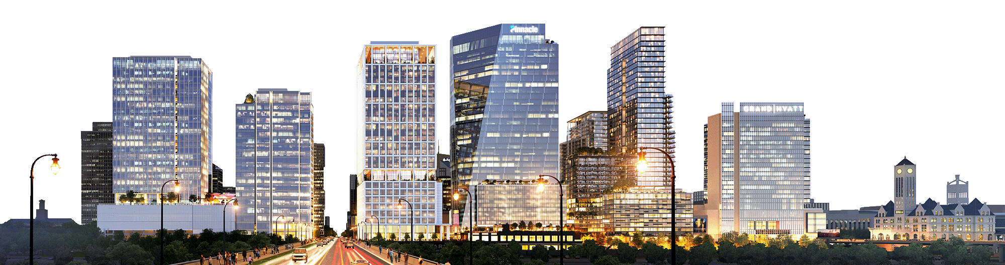 Image of Nashville Yards Skyline